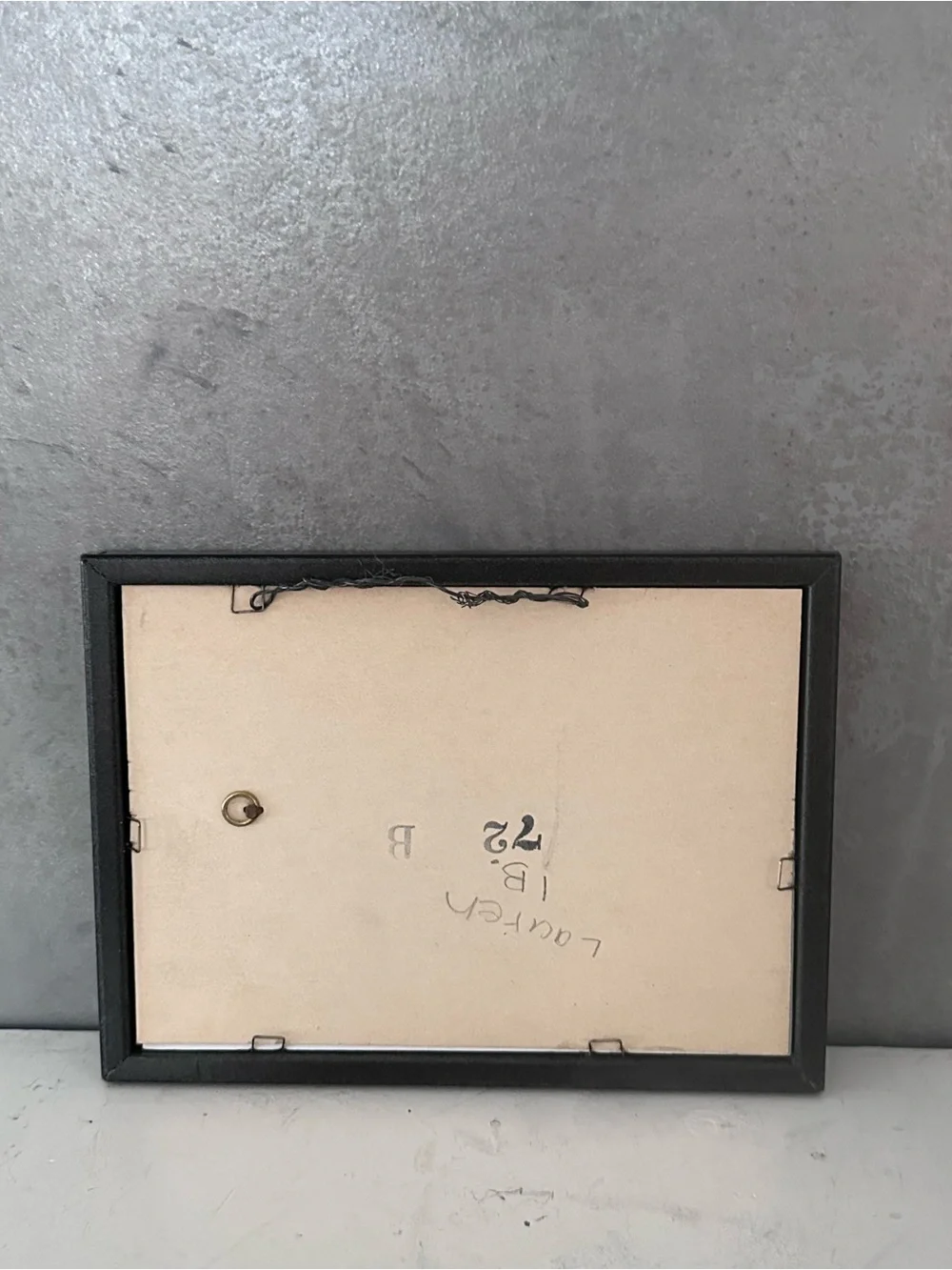 Vintage Frame BLACK WOOD COMPOSITE FRAME FITS 5X7